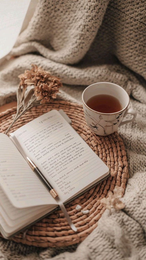 Embodied Life Design Journal on neutral setting styled for women’s goal setting and self development.